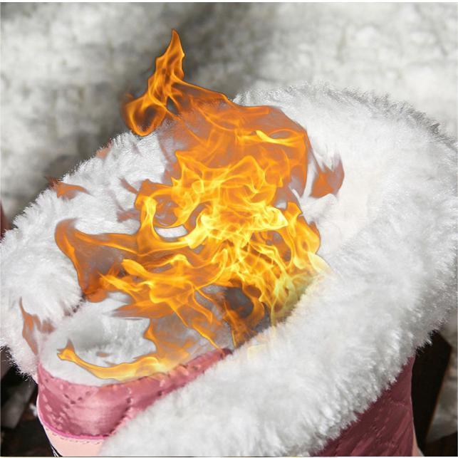 Winterverdickte und samtige High-Top-Schneestiefel für Damen