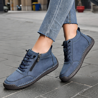 ⏰LETZTER TAG – 70 % RABATT🛒 Herren Leder-Freizeitstiefel – Bequeme Outdoor-Schuhe für Alltag und Autofahren