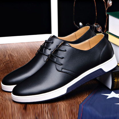 Atmungsaktive Business-Lederschuhe für Herren