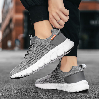 Neue modische Fly-Strick-Sneaker für Herren