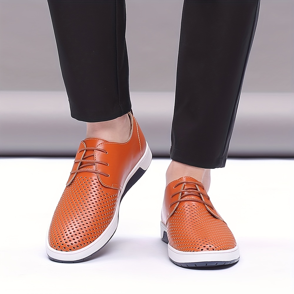 Atmungsaktive Business-Lederschuhe für Herren