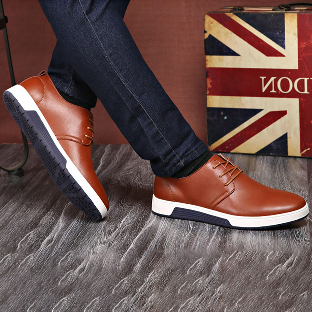 Atmungsaktive Business-Lederschuhe für Herren