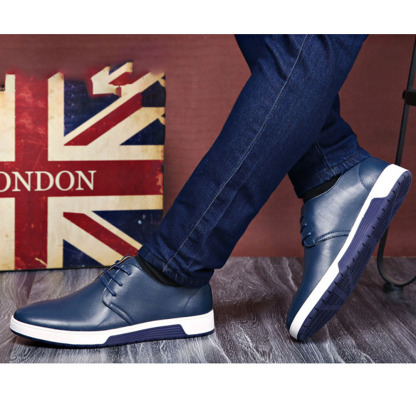 Atmungsaktive Business-Lederschuhe für Herren