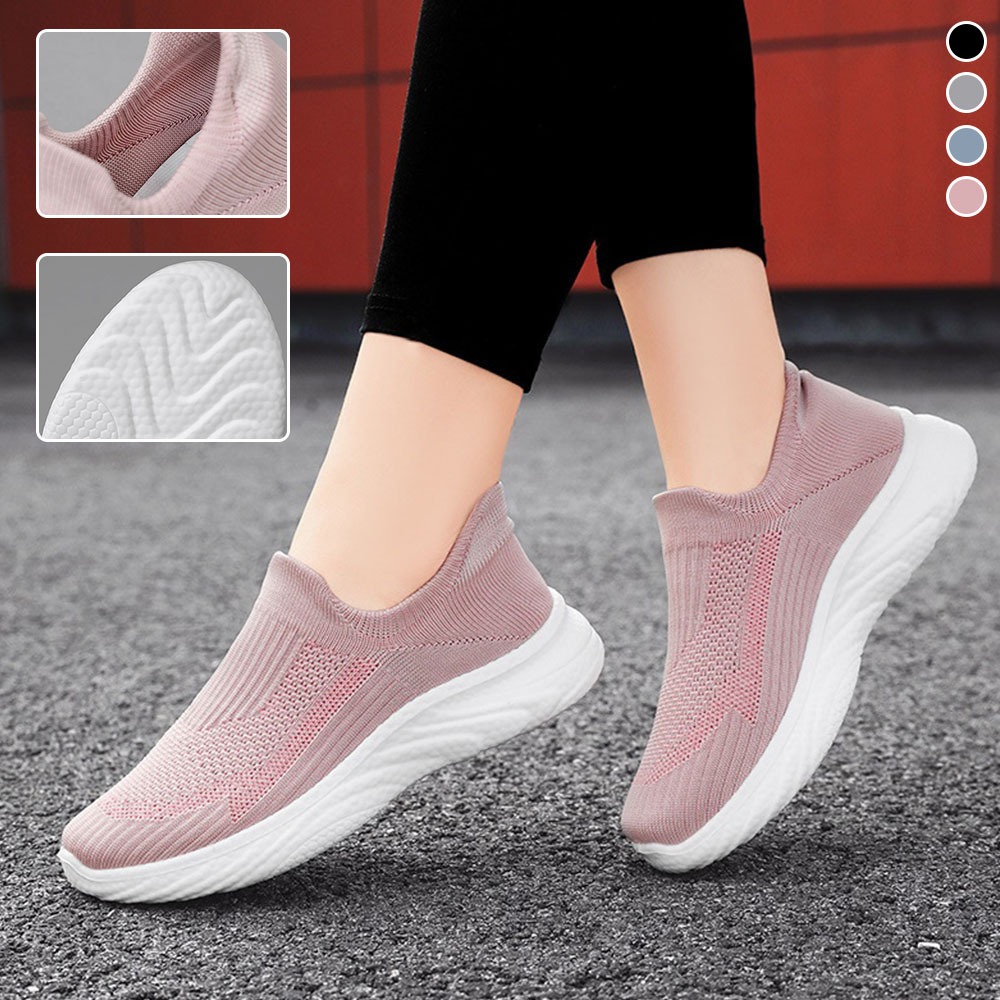 Neue Fly-Strick-Sneaker mit weicher Sohle