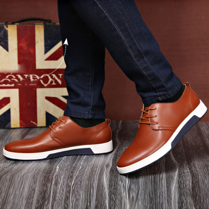 Atmungsaktive Business-Lederschuhe für Herren