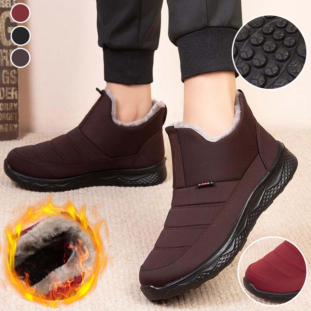 Winterstiefel aus verdicktem Samt und warmer Baumwolle