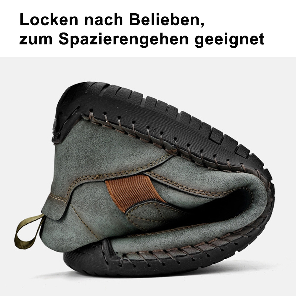 Outdoor-Freizeitstiefel aus Leder für Herren