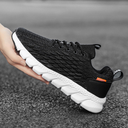 Neue modische Fly-Strick-Sneaker für Herren