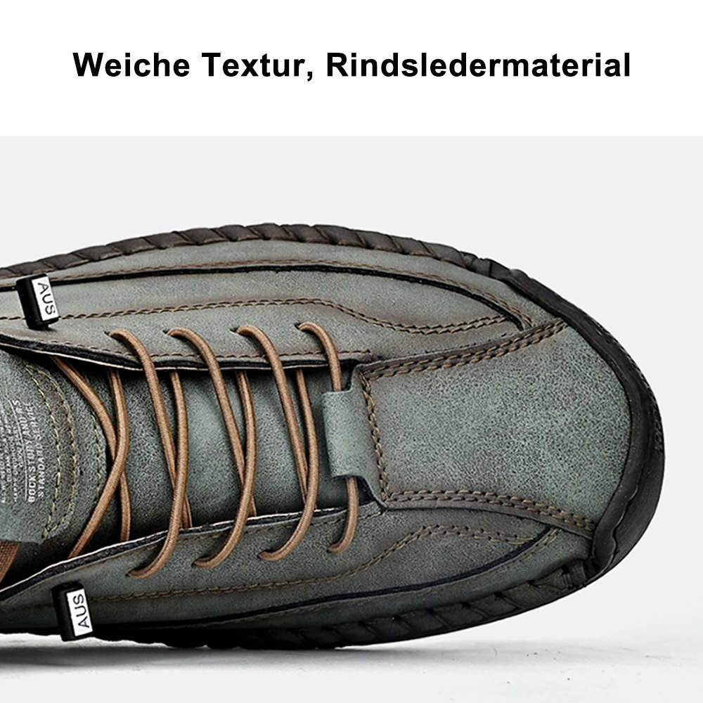 Outdoor-Freizeitstiefel aus Leder für Herren