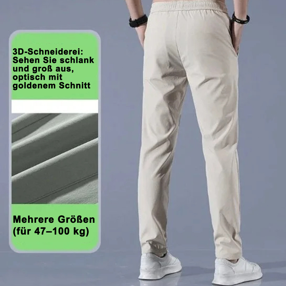 Atmungsaktive Herren-Stretch-Freizeithose aus Eisseide