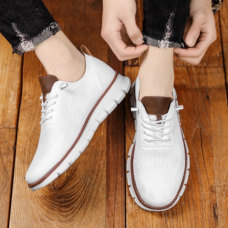 Sommerliche Herren-Mesh-Low-Top-Sneaker