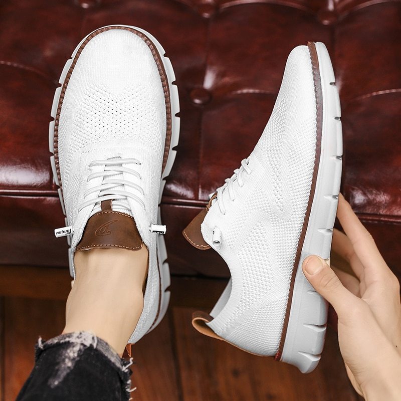 Sommerliche Herren-Mesh-Low-Top-Sneaker