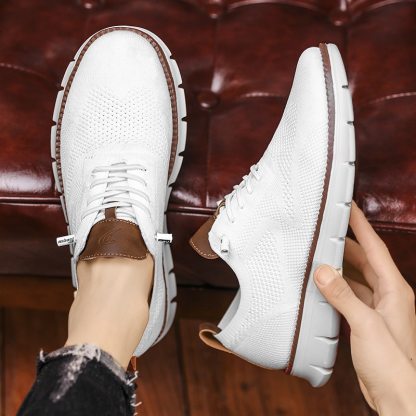 Sommerliche Herren-Mesh-Low-Top-Sneaker