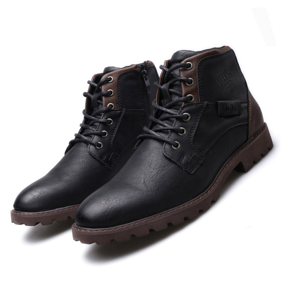 Herbst Winter Herren Retro warme Stiefel