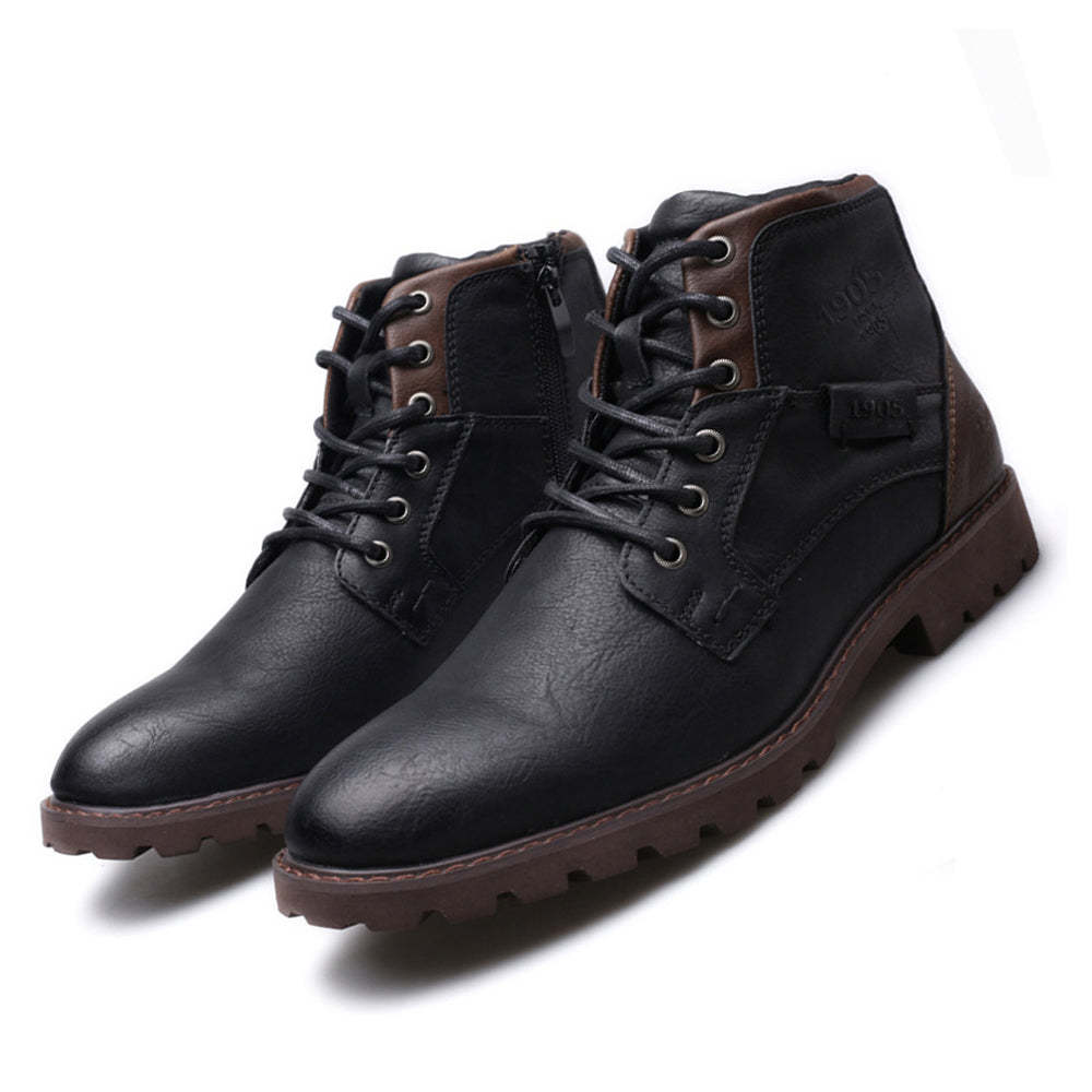 Herbst Winter Herren Retro warme Stiefel