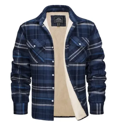Karierte Jacke