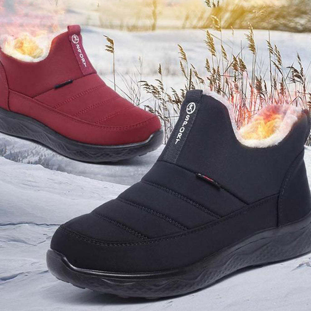 Winterstiefel aus verdicktem Samt und warmer Baumwolle