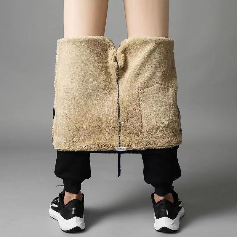  Winter-Freizeitsporthose aus Fleece für Herren in Übergröße