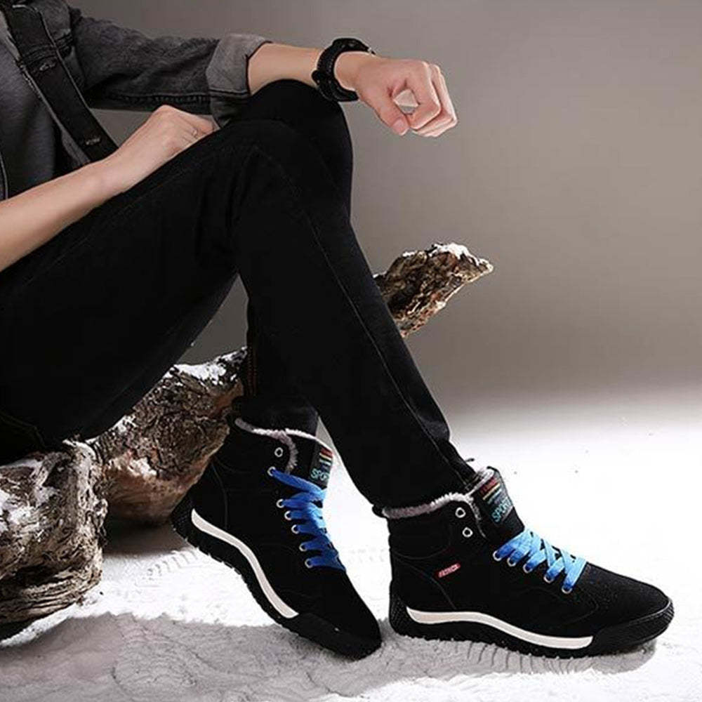 Neue Winter-High-Top-Fleece-warme Baumwollschuhe