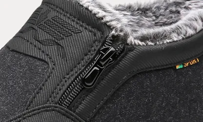 Orthopädische warme Schneestiefel für Herren, wasserdichte, rutschfeste Winter-Fleece-Schuhe