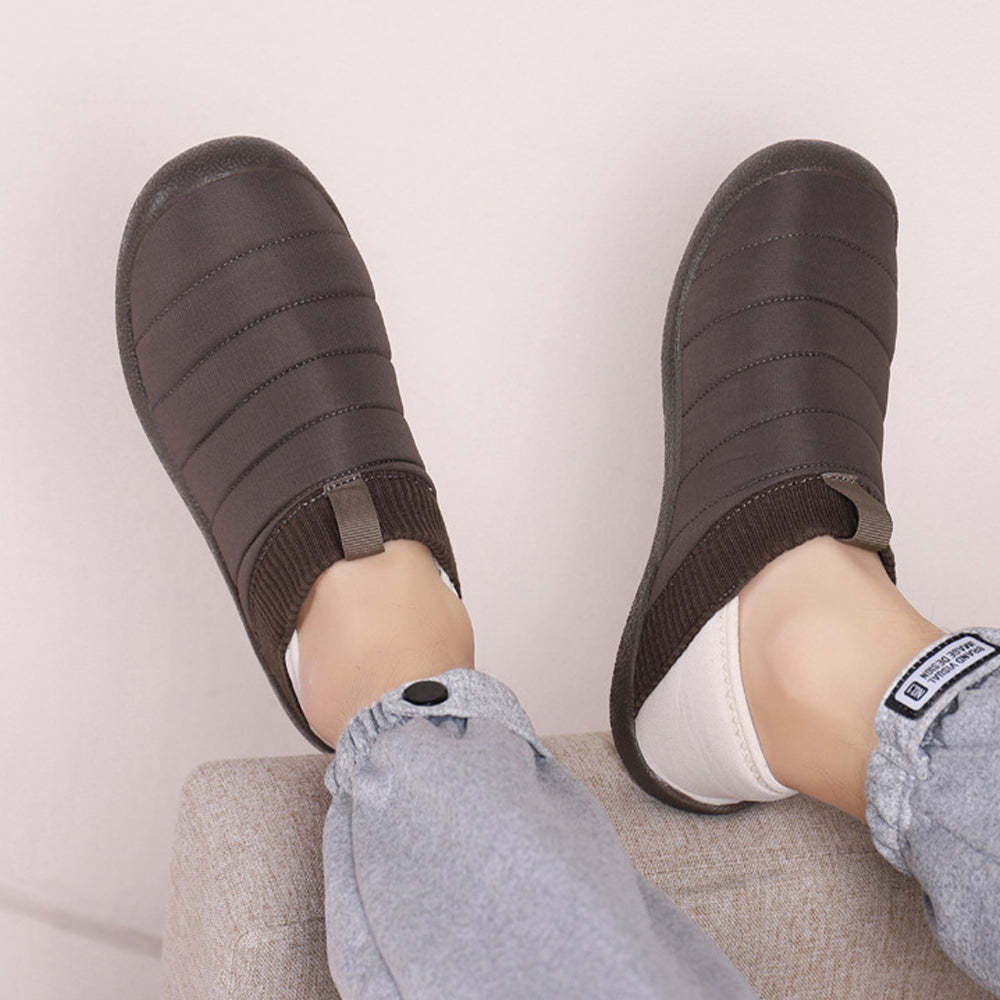 Plüschpantoffeln mit variablen Baumwollschuhen