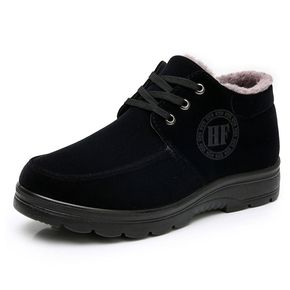 Herren-Winterfleece-Schuhe aus rutschfester, warmer Baumwolle
