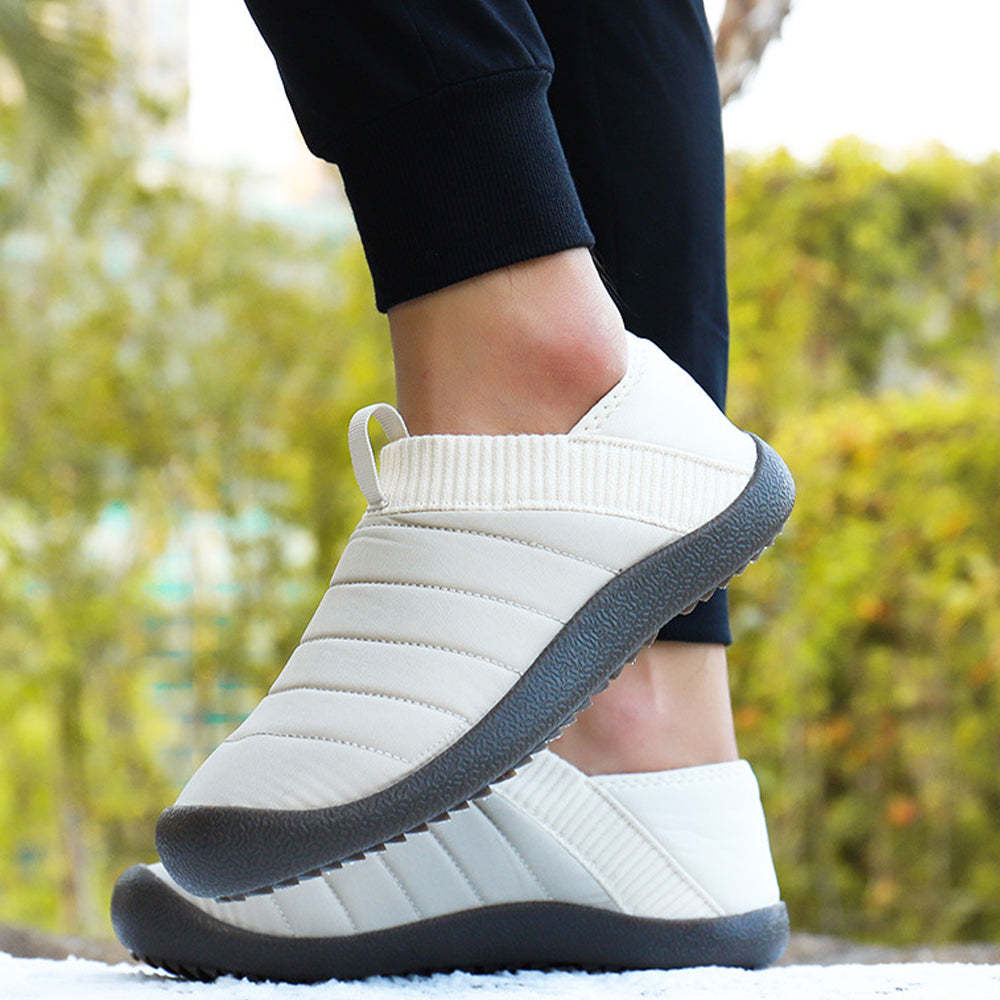 Plüschpantoffeln mit variablen Baumwollschuhen