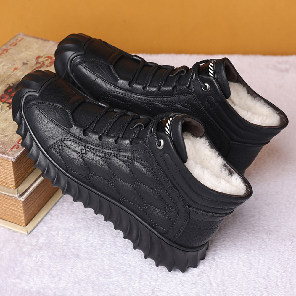Warme Herren-Schneeschuhe aus Fleece für den Winter