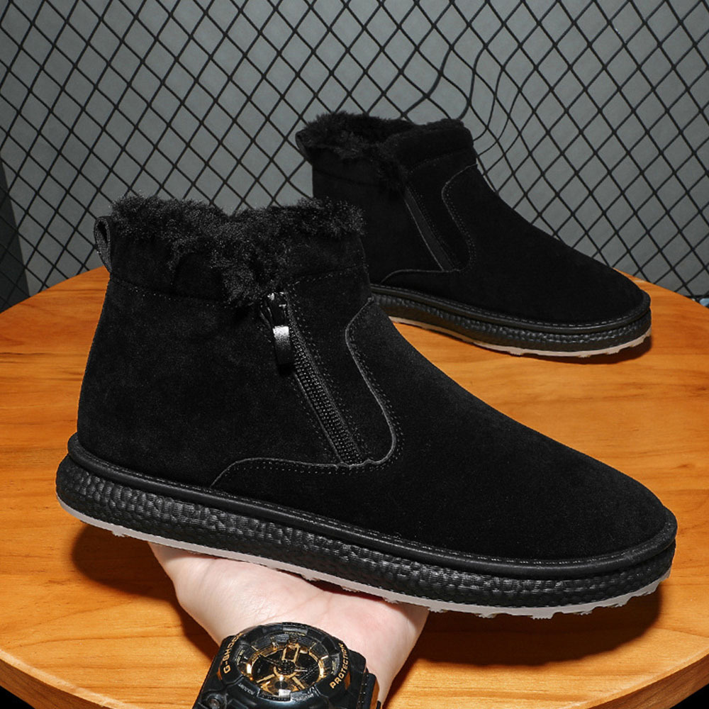 Gentlemenmode™ Rutschfeste, modische, warme Herren-Baumwollschuhe mit 