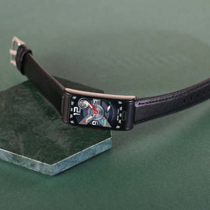 Weatsde Smart Armband 3-Kanal-EKG Blutdruck Blutsauerstoff Blutzucker Schlaferkennung