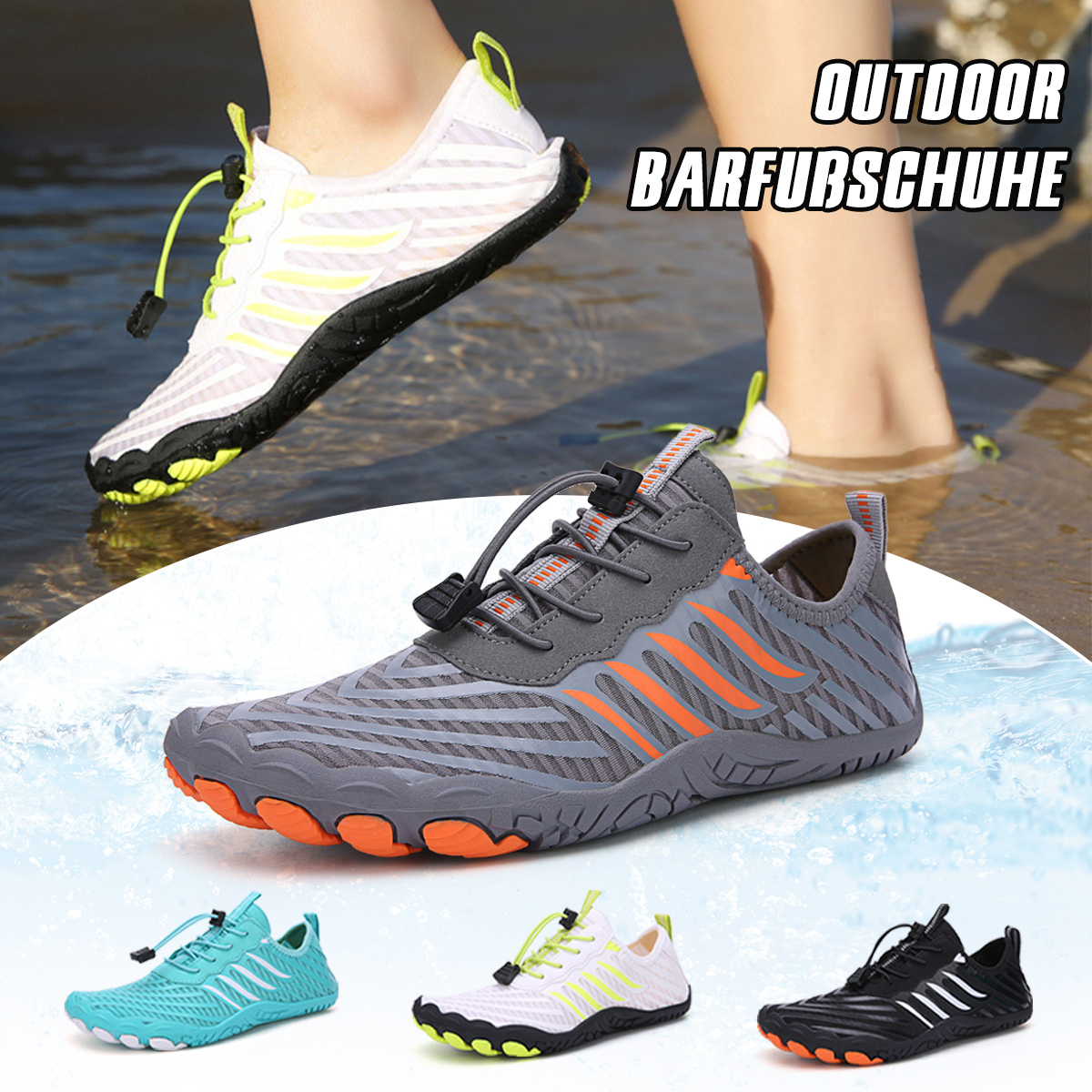 Outdoor Schnell trocknende Wasserschuhe (Barfußschuhe)