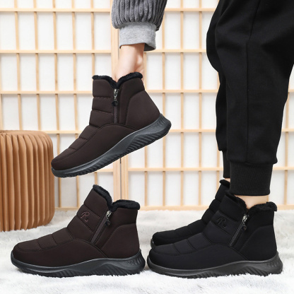 Winterwarme High-Top-Schuhe aus verdickter Samtbaumwolle für Männer und Frauen