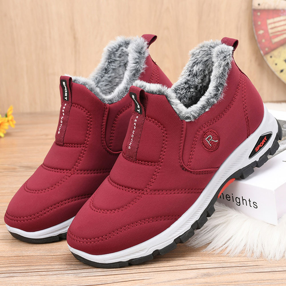 Warme Fleece-Schneestiefel