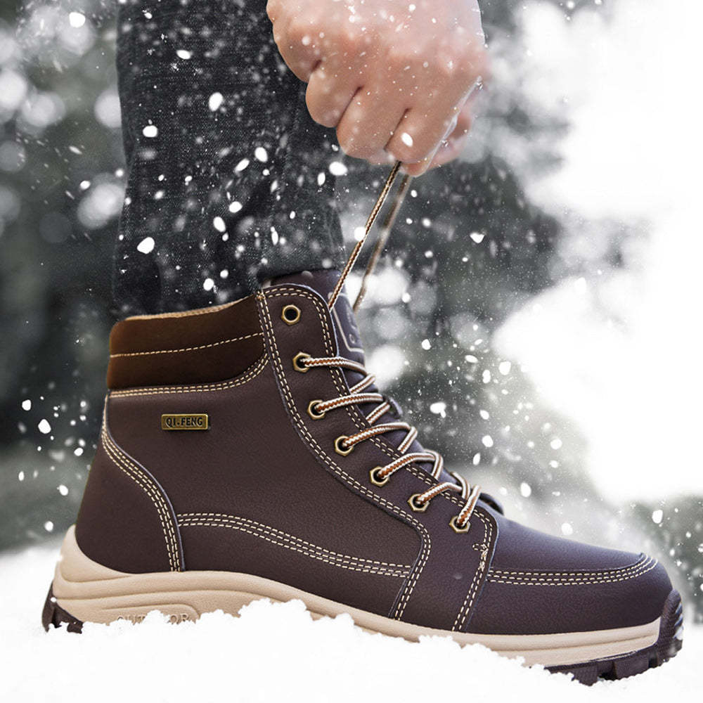 Wasserdichte Anti Rutsch Schneestiefel für Männer Outdoor Schuhe