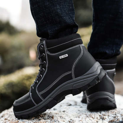 Wasserdichte Anti Rutsch Schneestiefel für Männer Outdoor Schuhe