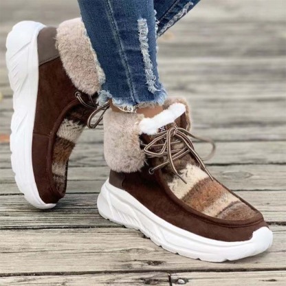Neue winterverdickte und warme Damenstiefel