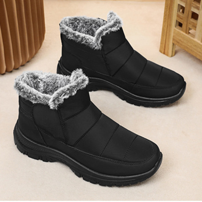 Winterliche kurze warme Schneestiefel für Damen und Herren