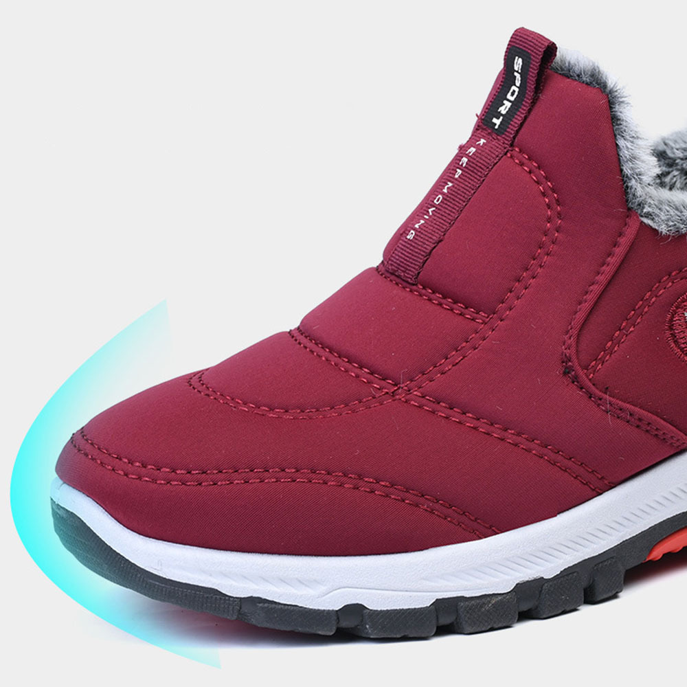Warme Fleece-Schneestiefel