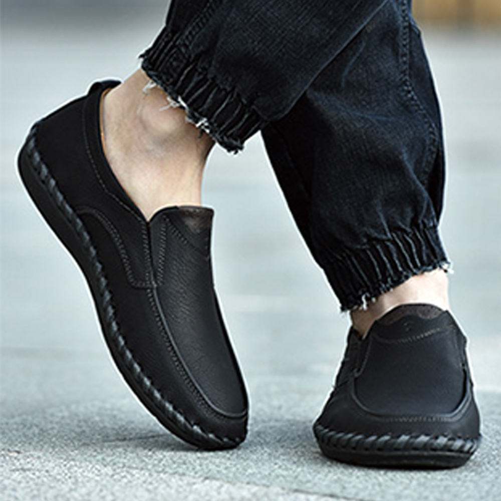 Neue handgefertigte Herren-Freizeitschuhe mit weicher Sohle