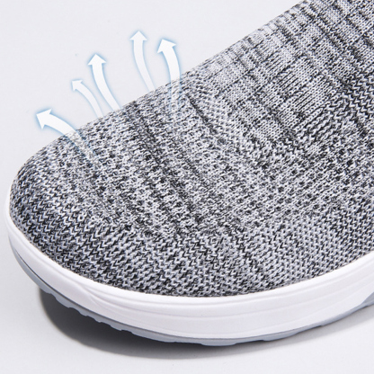 Atmungsaktive Luftpolster-Sneaker für Damen aus Fliegenstrick