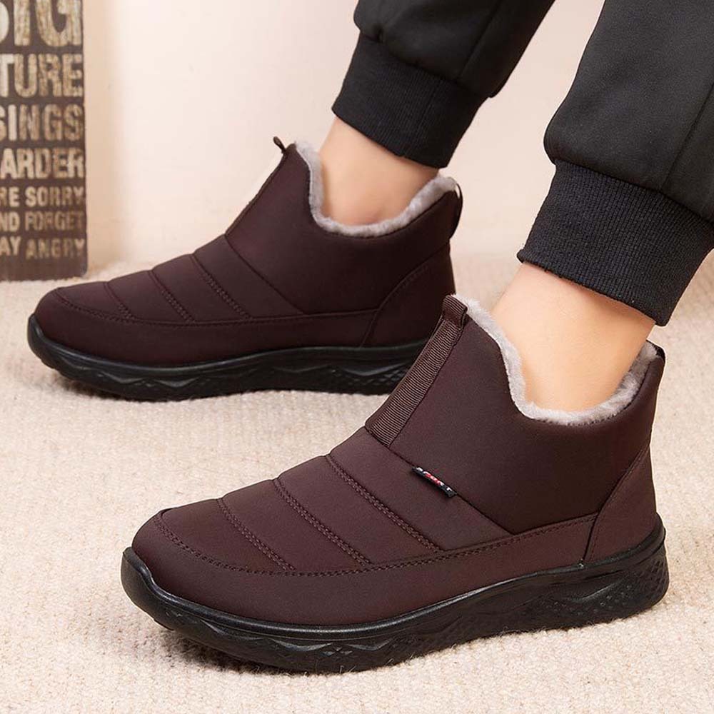 Winterstiefel aus verdicktem Samt und warmer Baumwolle
