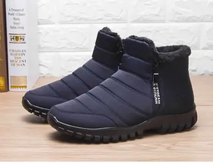 2024 Unisex-Winterstiefeletten – Reißverschlussstiefel für den Winter (Unisex-Schneestiefel)