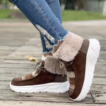 Neue winterverdickte und warme Damenstiefel