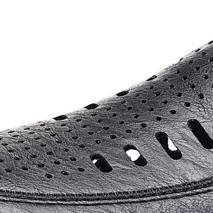 2024 neue Herren-Lochschuhe, lässige Ledersandalen