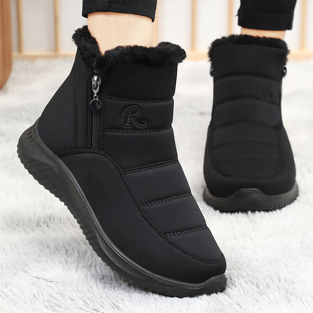 Winterwarme High-Top-Schuhe aus verdickter Samtbaumwolle für Männer und Frauen