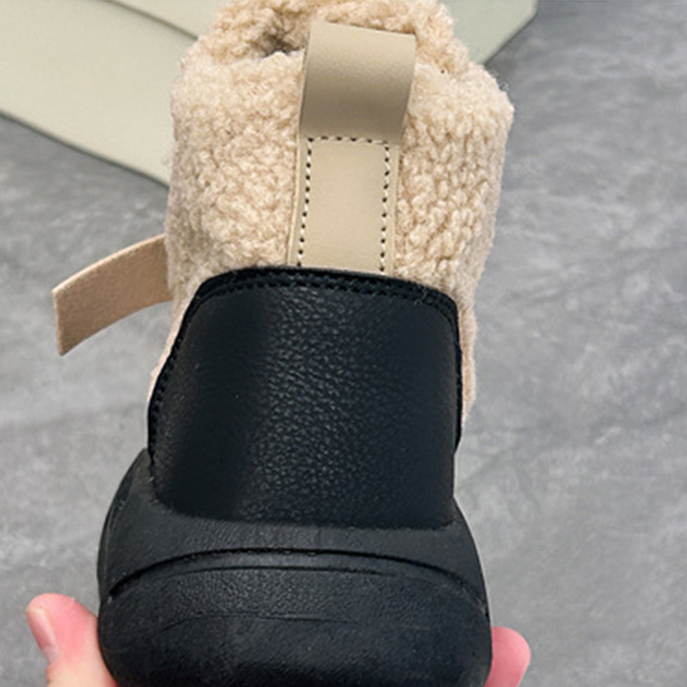 Warme Winterschuhe für Damen mit dicken Sohlen und Samt