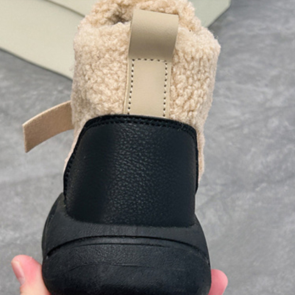 Warme Winterschuhe für Damen mit dicken Sohlen und Samt