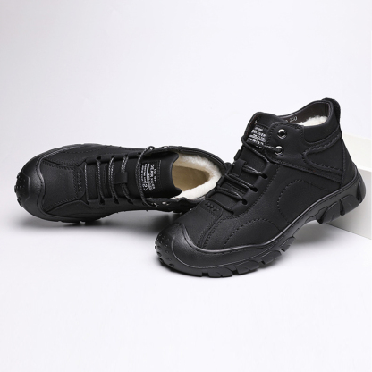 Winter-Herren-Outdoor-Fleece-warme Wanderschuhe