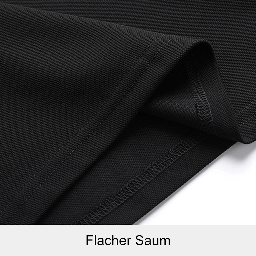 Therling™ POLO-Shirt für Herren, Revers, einfarbig, Business-Casual, kurze Ärmel