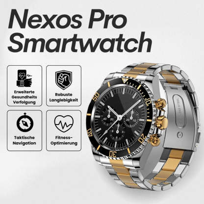 Nexos Pro Smartwatch - Unzerstörbare Militär-Gesundheitsuhr (2025)